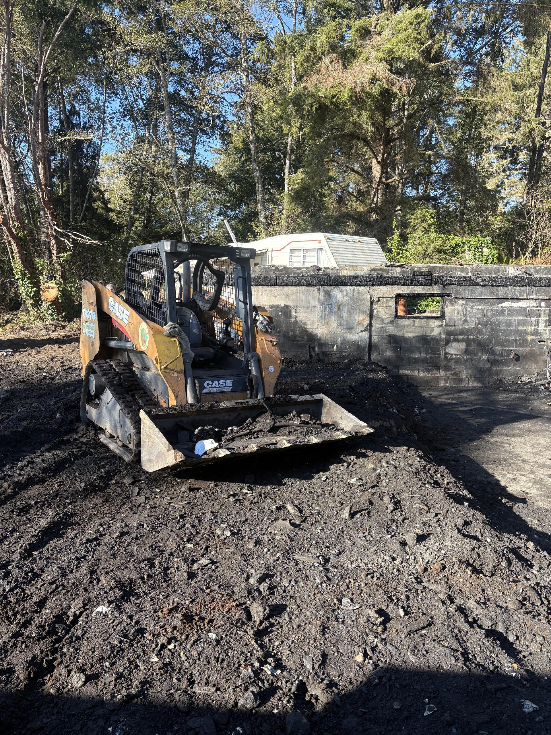 Before and after commercial land clearing
